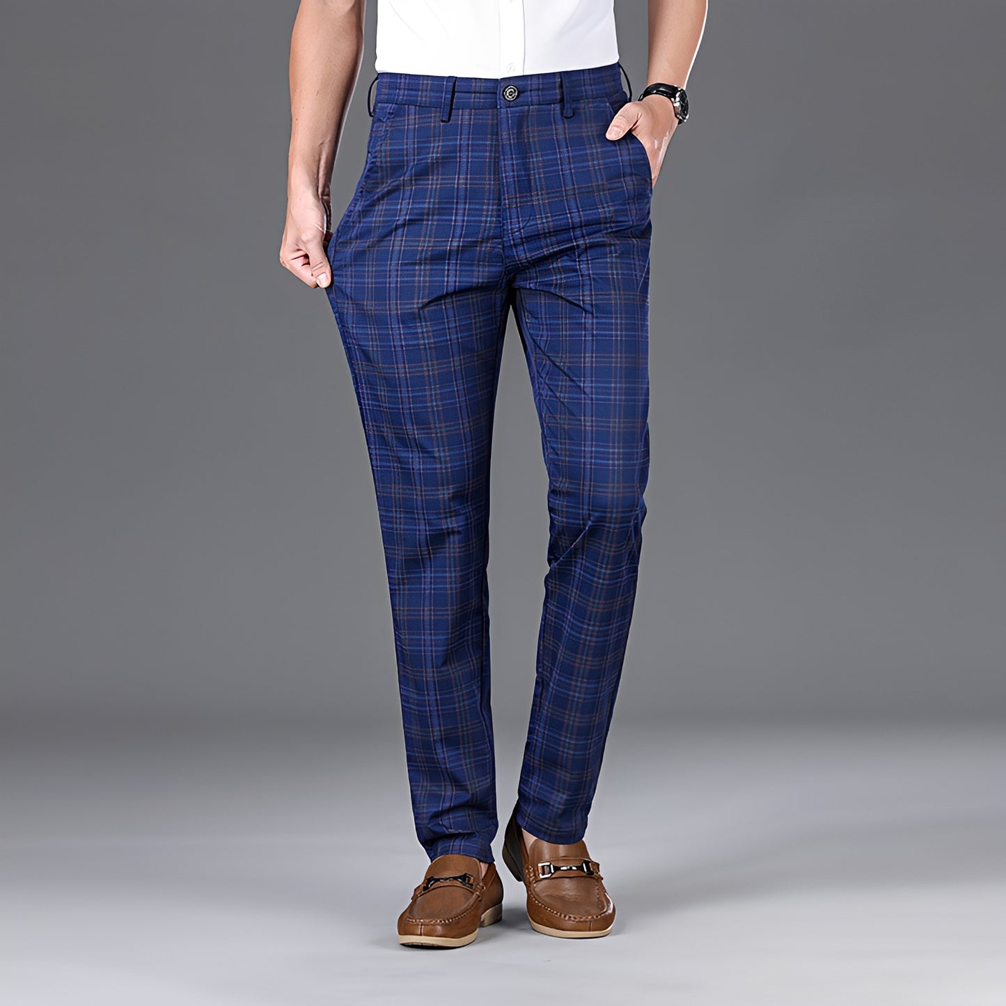 Myers - Casual Checkered Trousers