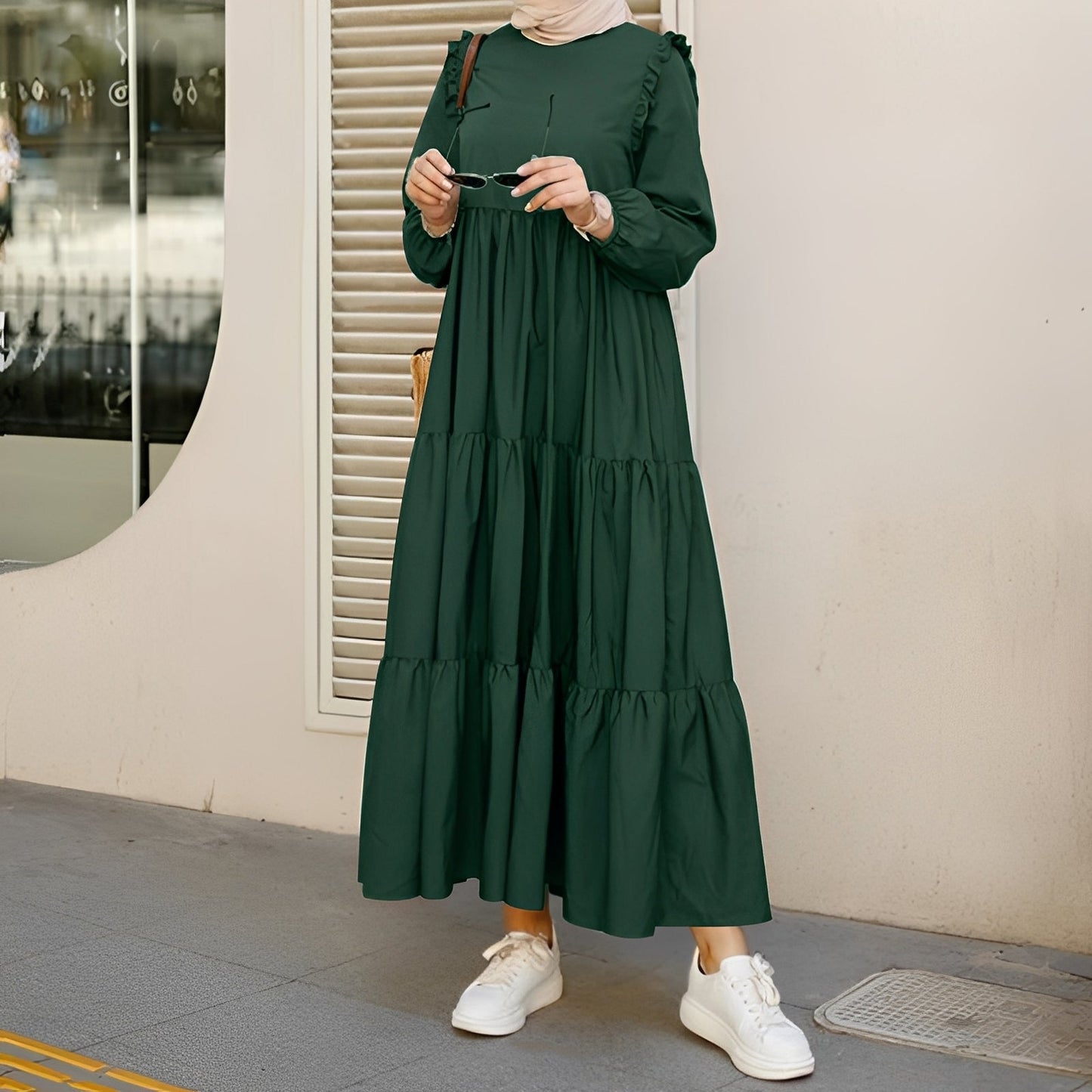 Margaret - Chic Swing Midi Dress