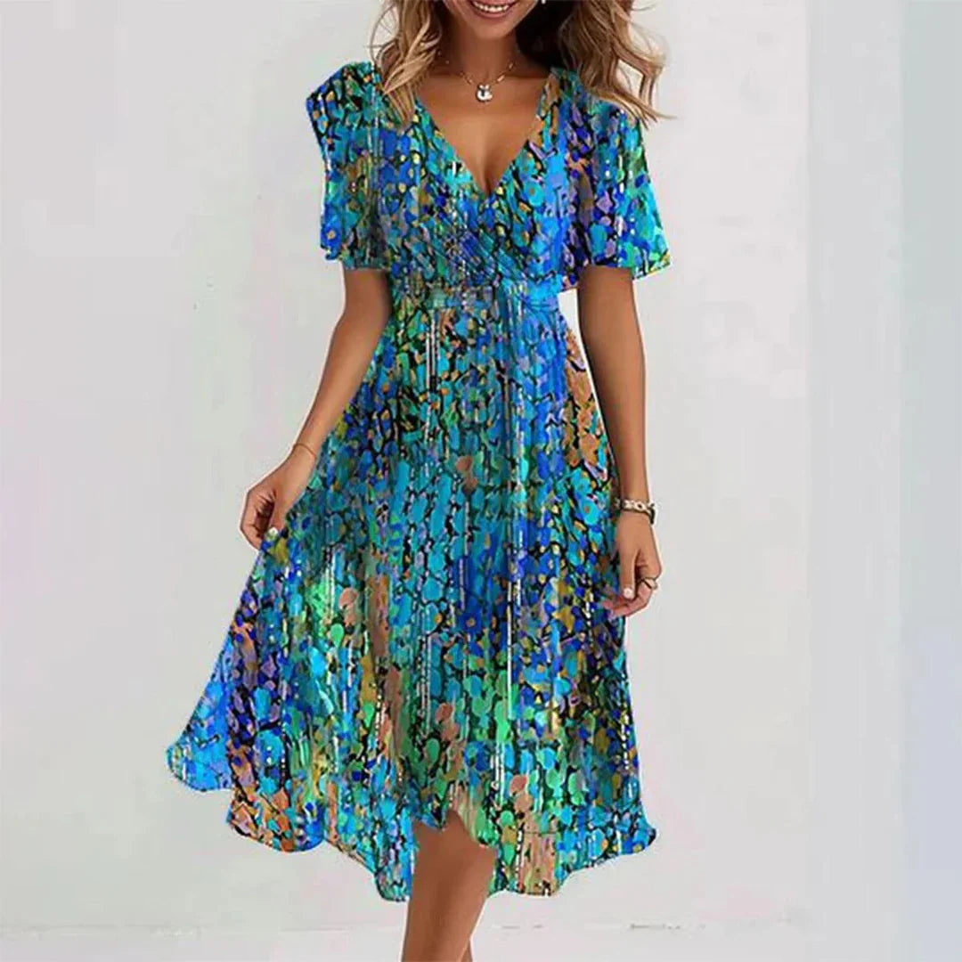 Connie – Elegant Women's Wrap Dress