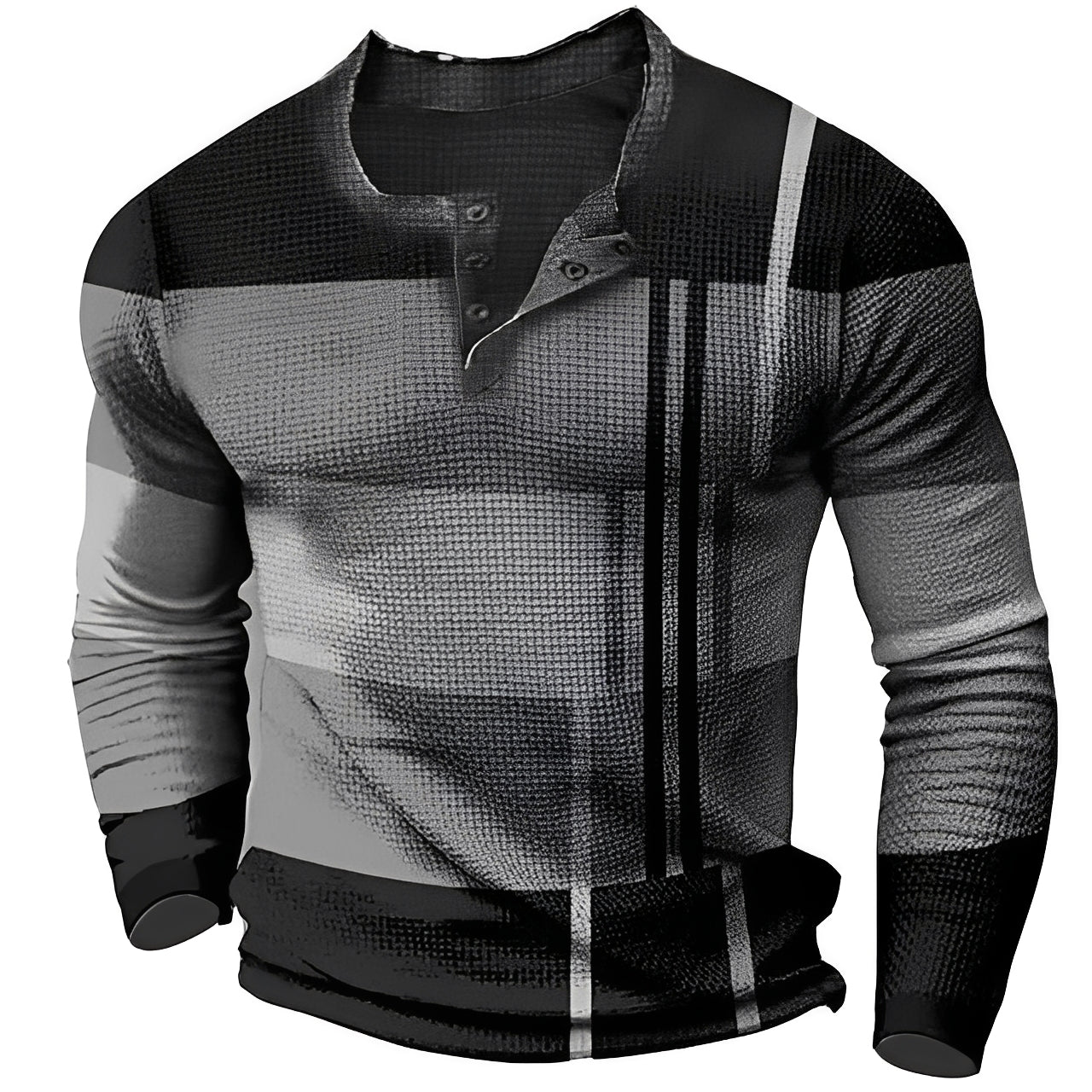 Sam - Men's Long-Sleeve Shirt - Trendy and Casual