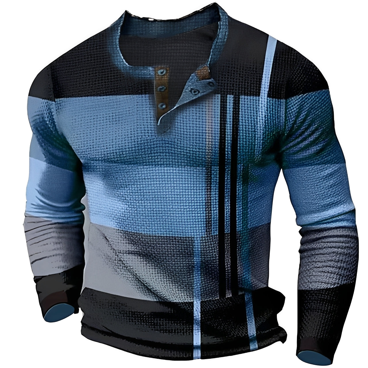 Sam - Men's Long-Sleeve Shirt - Trendy and Casual