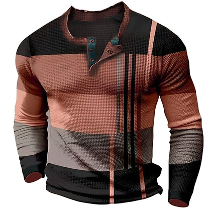 Sam - Men's Long-Sleeve Shirt - Trendy and Casual