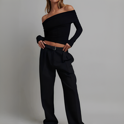 Kathryn - Stylish Off Shoulder Top