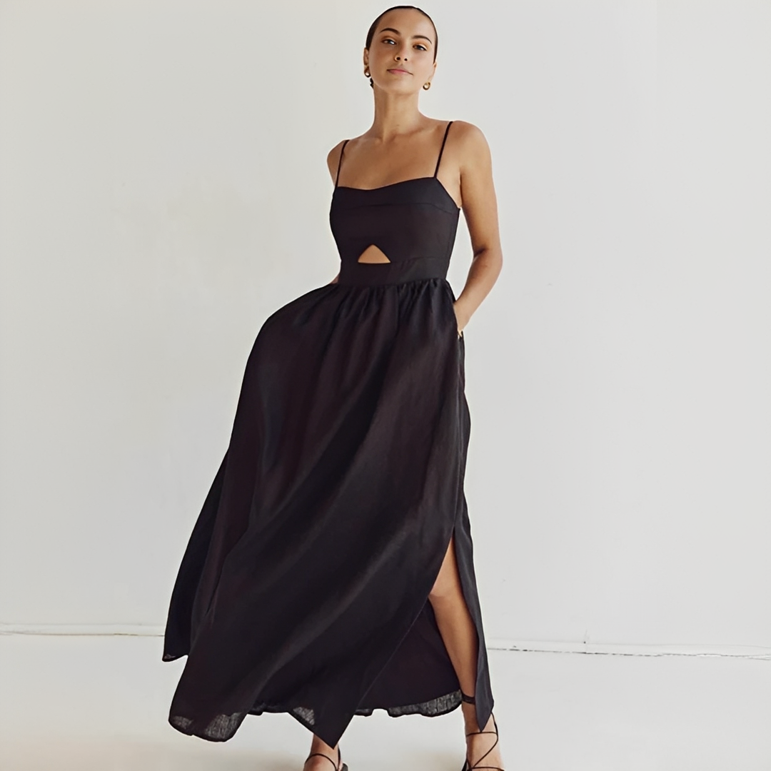 Meadel - Fashionable sleeveless maxi dress