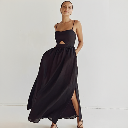 Meadel - Fashionable sleeveless maxi dress