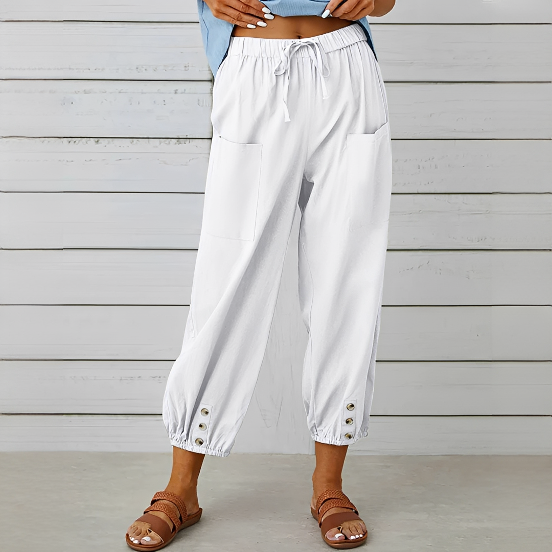 Scarlett - Comfortable Drawstring Trousers
