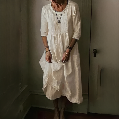 Aimee - Cozy Pleated Dress