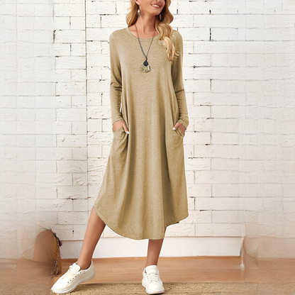 Sybil - Casual Dress with Long Sleeves