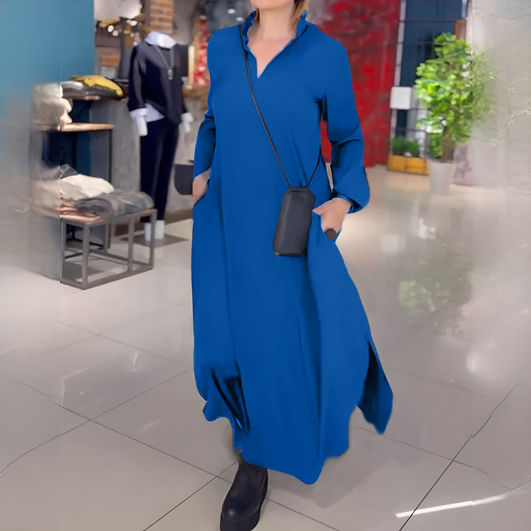 Cassie - Relaxed Long Sleeve Dress