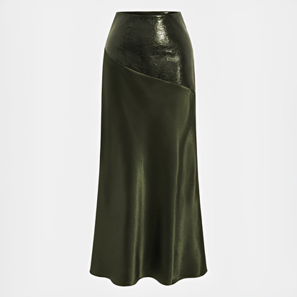 Viviana - Sleek Shiny Skirt