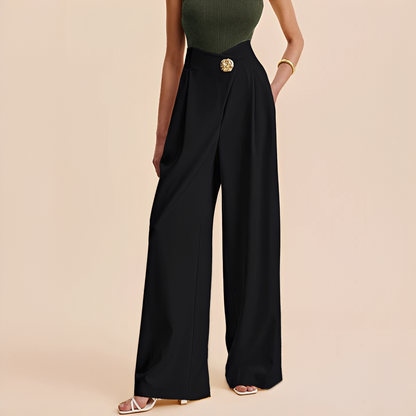 Joyce - High waist wide leg pants
