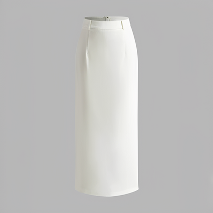 Alita - Elegant slit-back maxi skirt