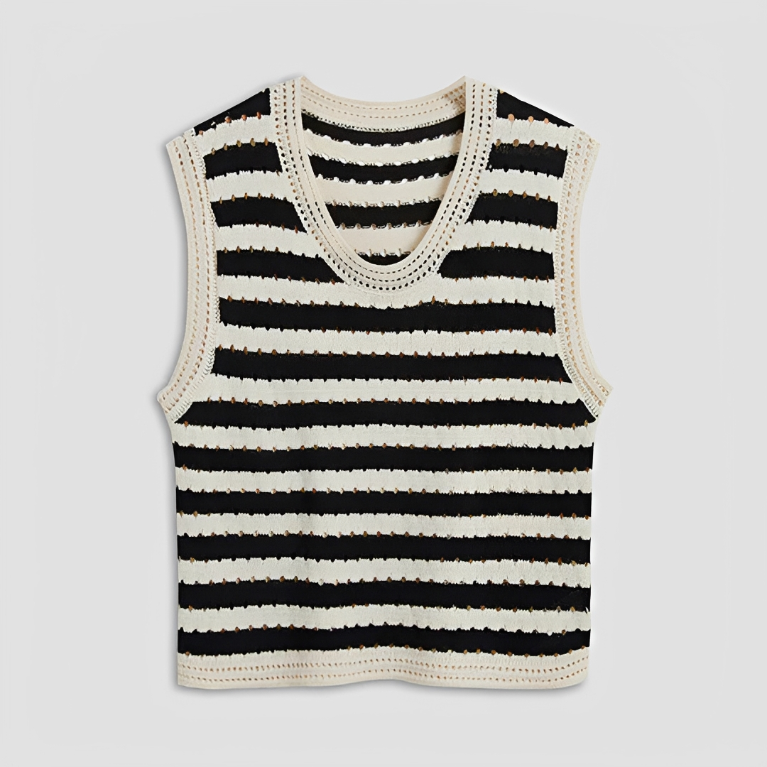 Eloise - Classy stripe vest
