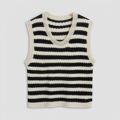 Eloise - Classy stripe vest