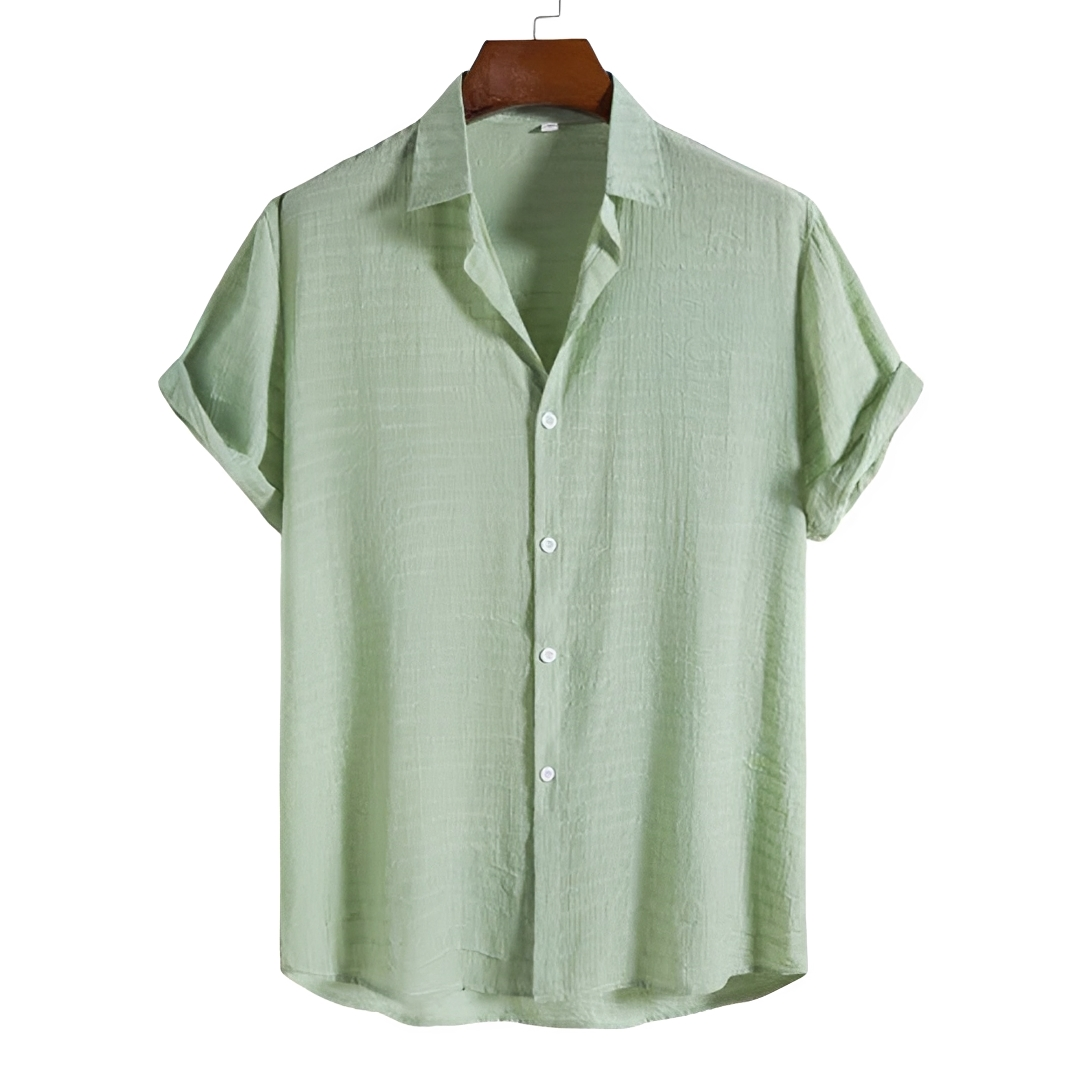 Spencer - Casual Button-Up Polo Shirt