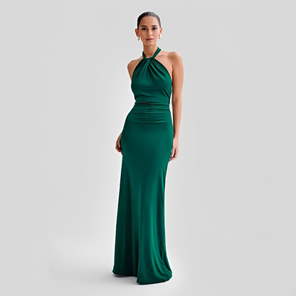 Mabel - Elegant Open-Back Maxi Dress
