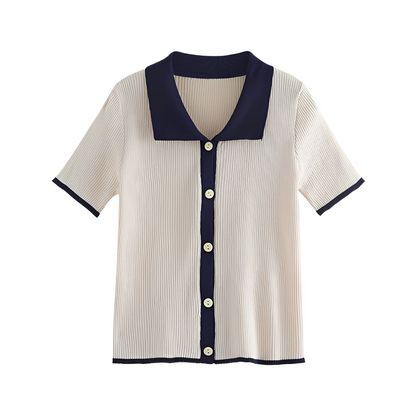 Analiza - Effortless collared top