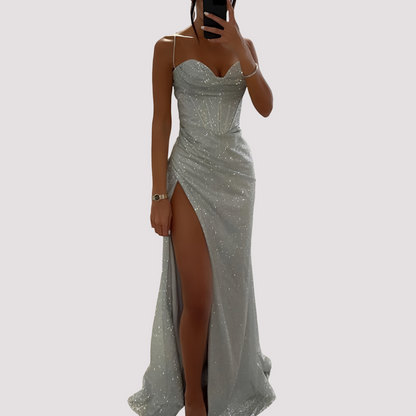 Bonnie - Elegant Maxi Dress with Split
