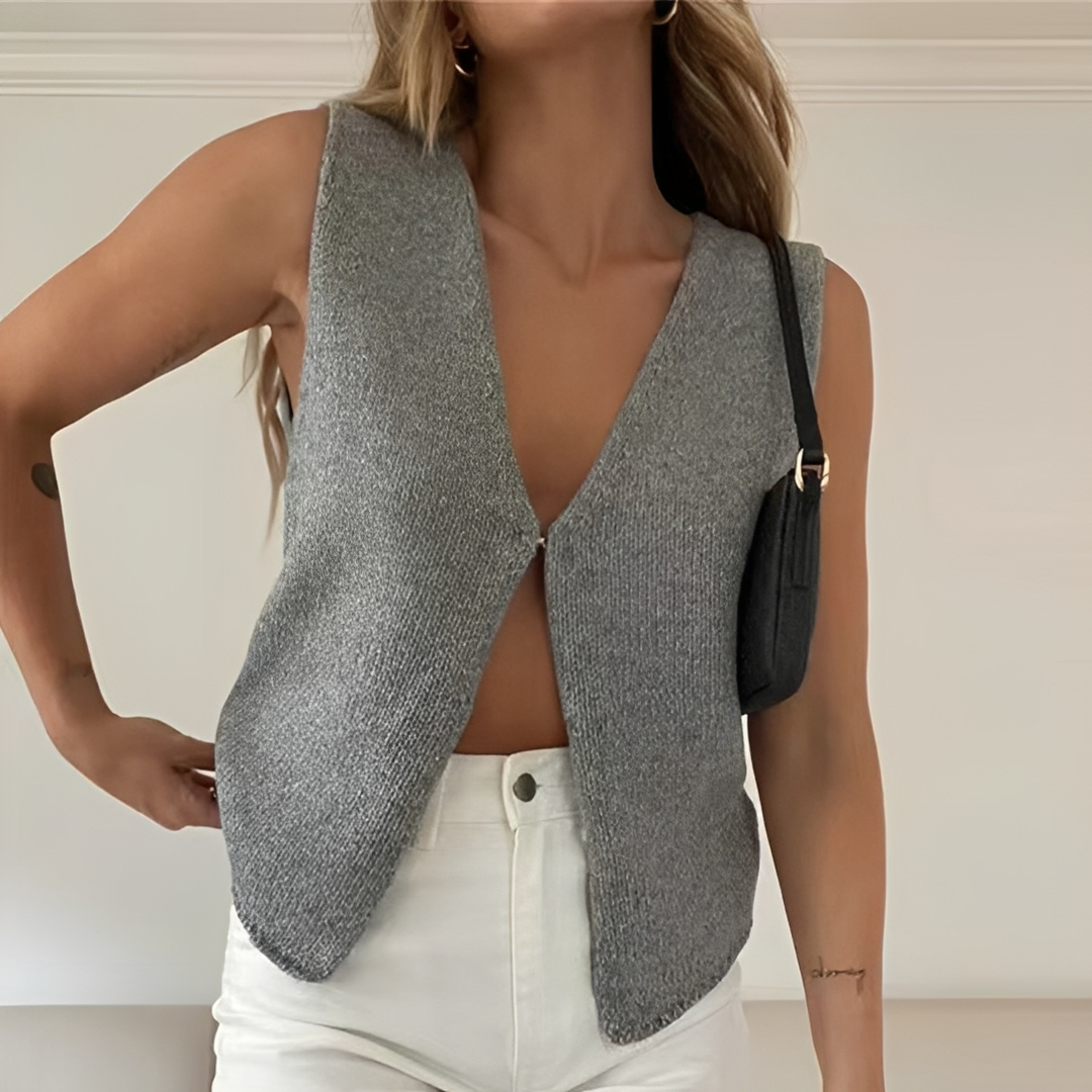 Ellaine - Stylish Sleeveless Vest
