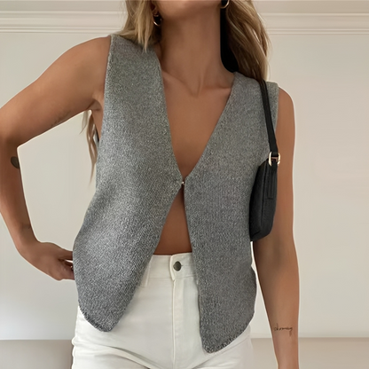 Ellaine - Stylish Sleeveless Vest
