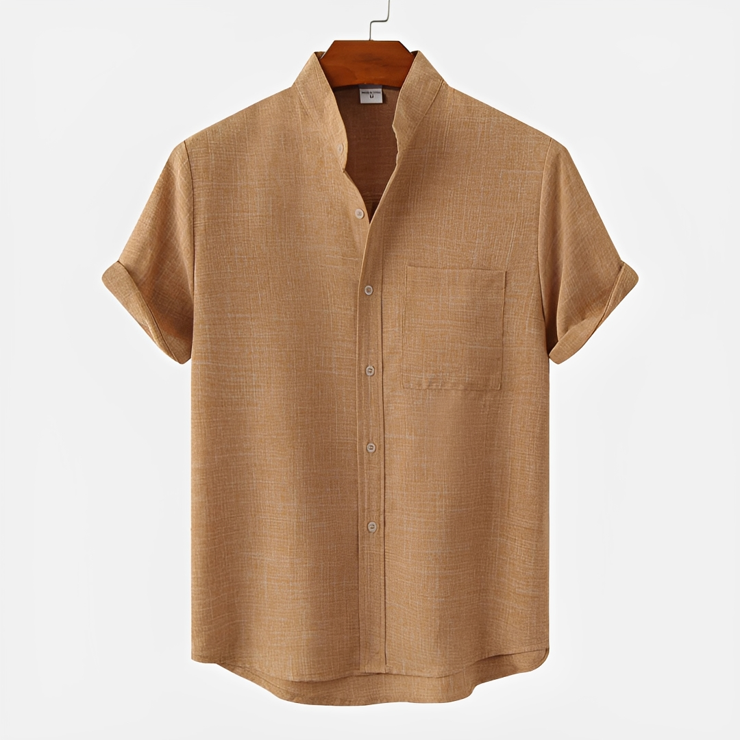 Hayden - Simple Button-Up Polo Shirt