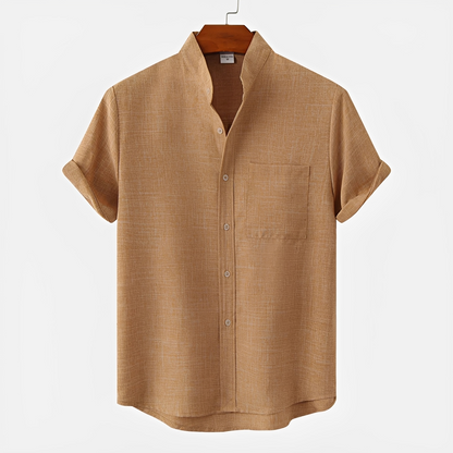 Hayden - Simple Button-Up Polo Shirt