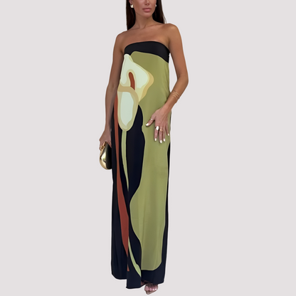 Samara - Stylish Strapless Maxi Dress
