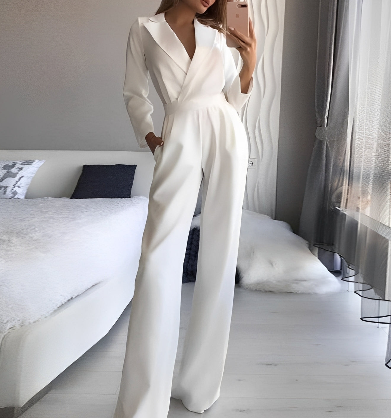 Emilie - Stylish Long Sleeve Jumpsuit