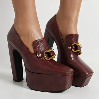 Jennie - Stylish Chunky Heels