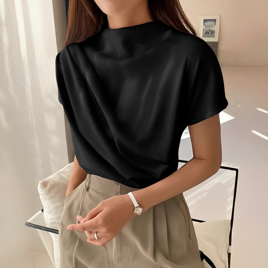 Janica - Casual Short Sleeve Blouse