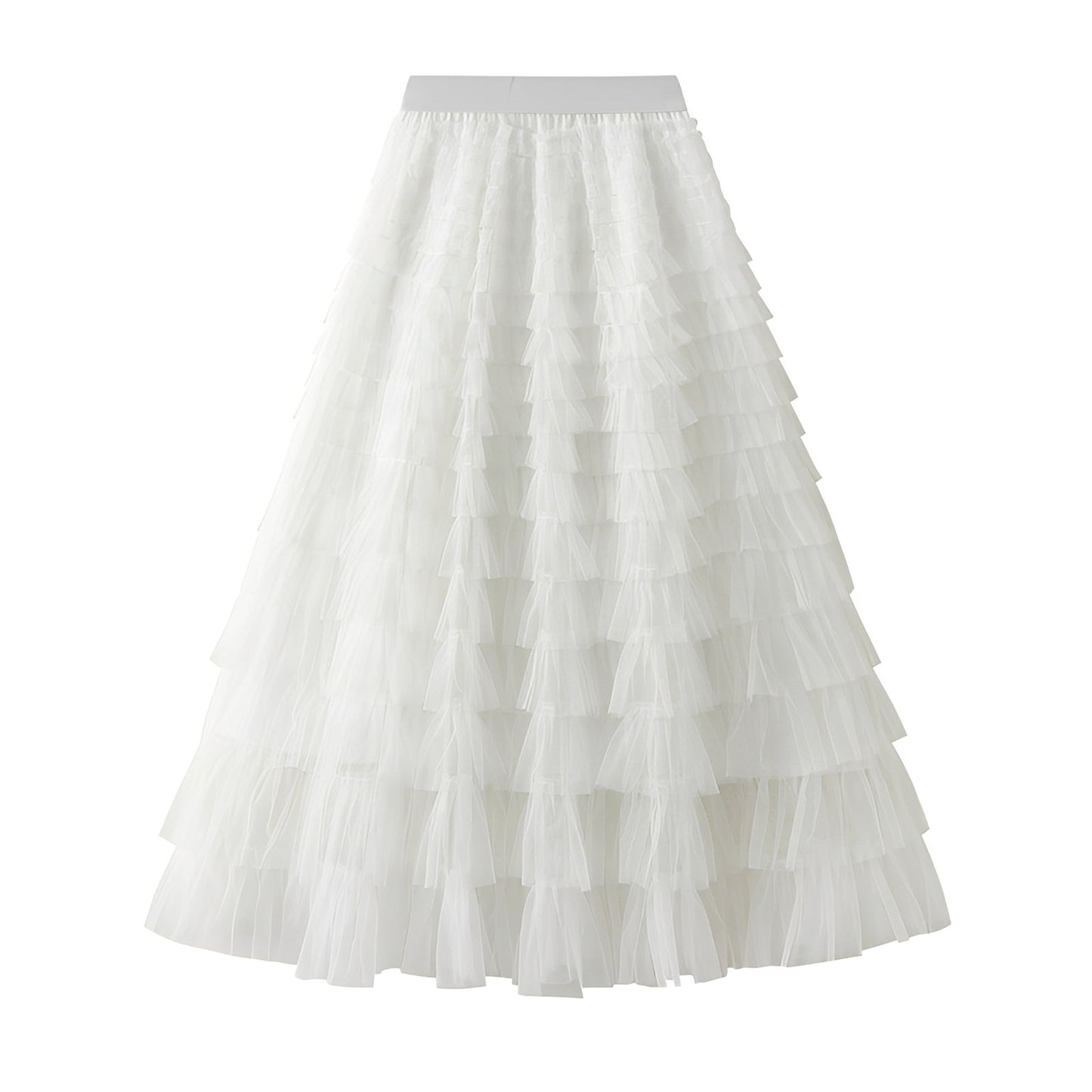 Nastia - Stylish A-line Skirt with Ruffles