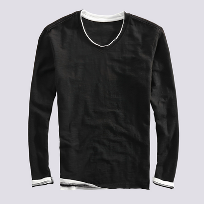 Jack - Trendy Long-sleeve Distressed Shirt