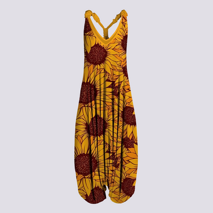 Jennifer - Casual Sleeveless Jumpsuit