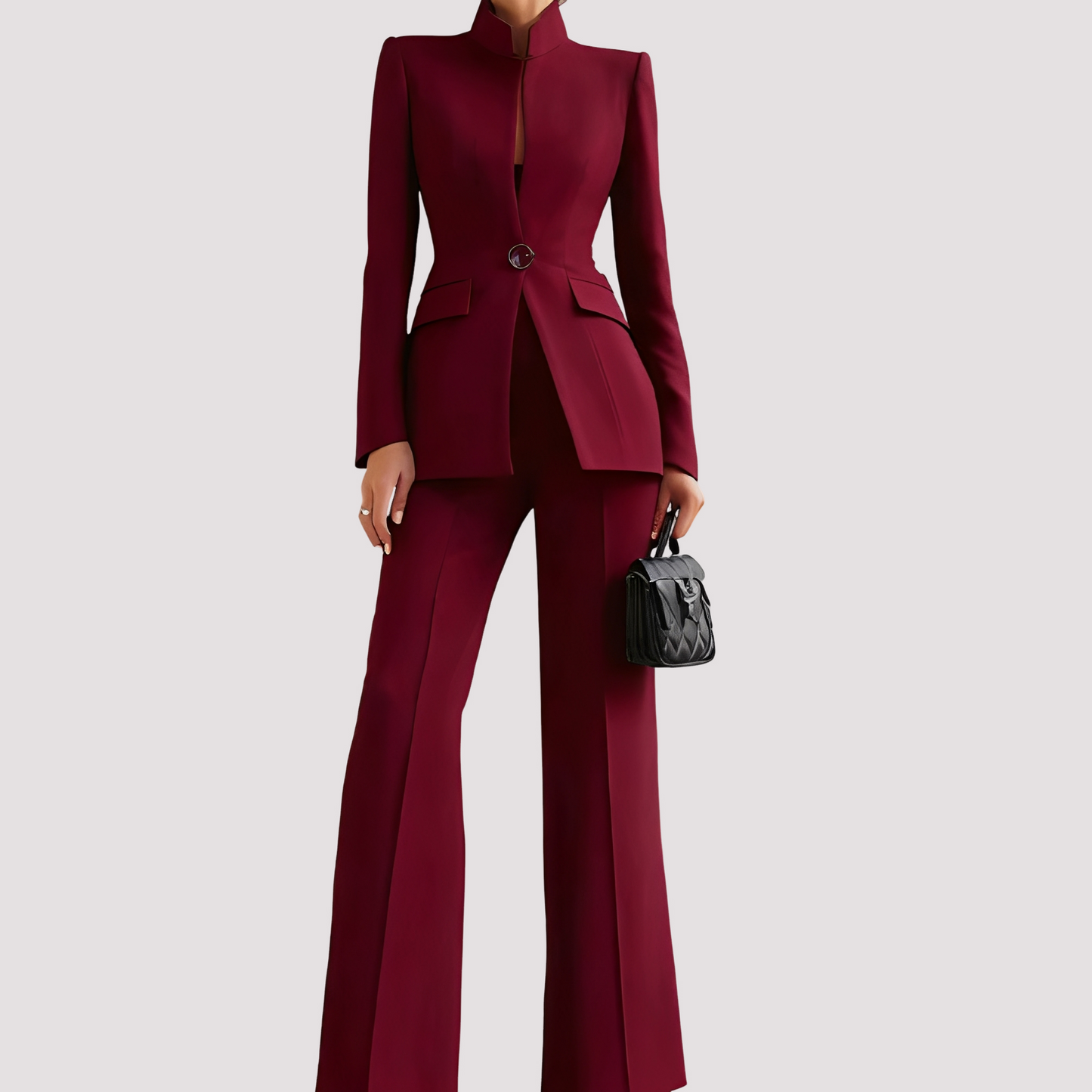 Jean - Chic Suit Set with One Button