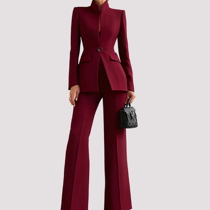 Jean - Chic Suit Set with One Button