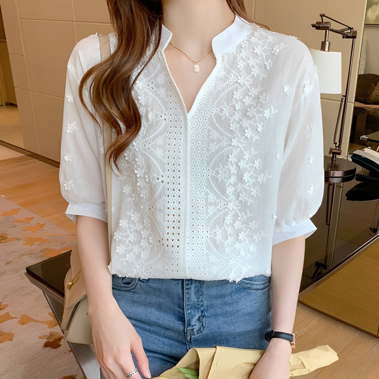 Monika - Women's Blouse - for a Daily Look