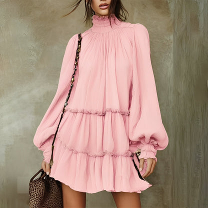 Mayeth - Elegant Ruffled Mini Dress