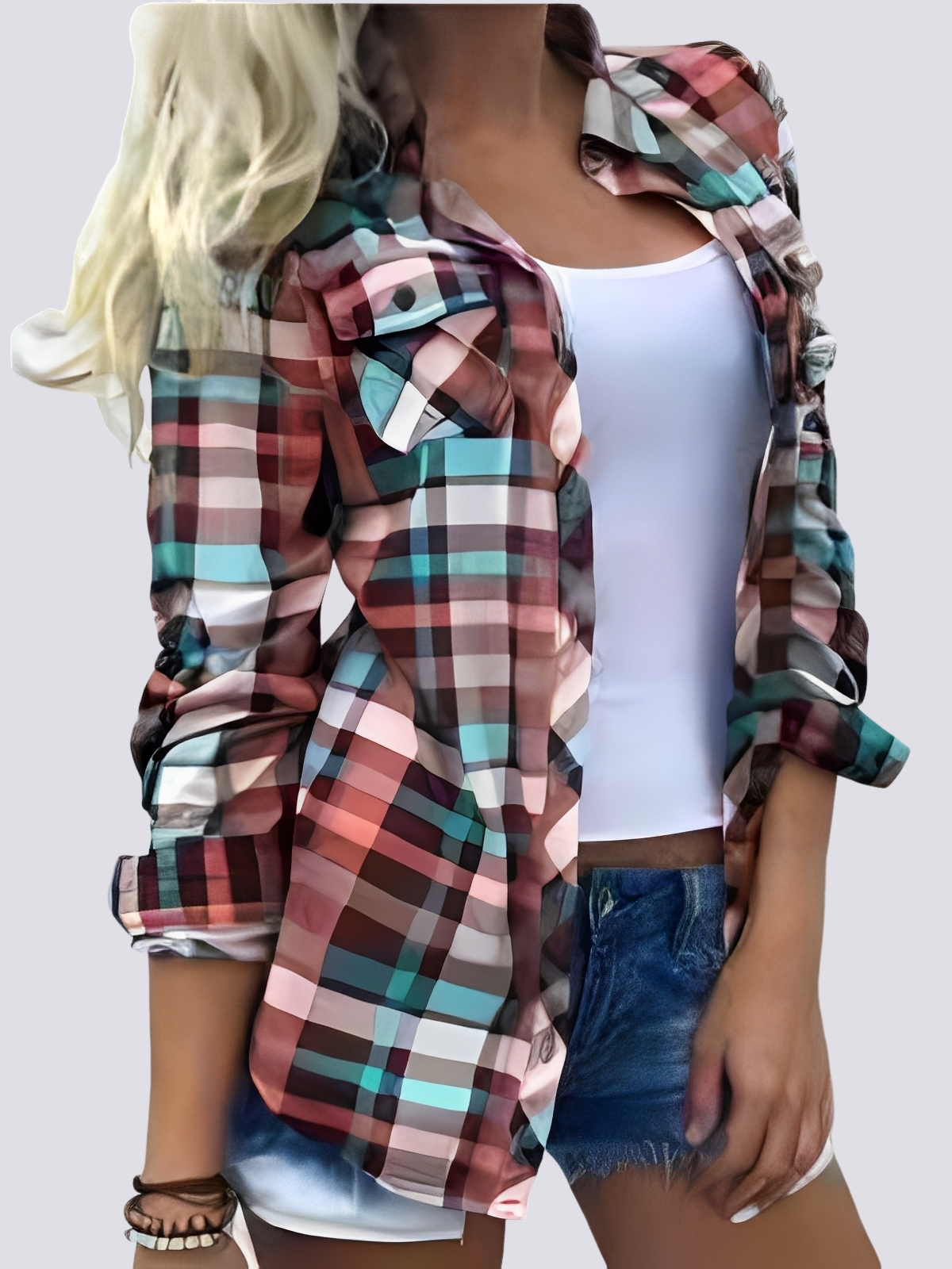 Charlotte - Vibrant Long-Sleeve Shirt