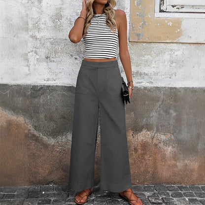 Sofia - High-Waisted Relaxed Trousers