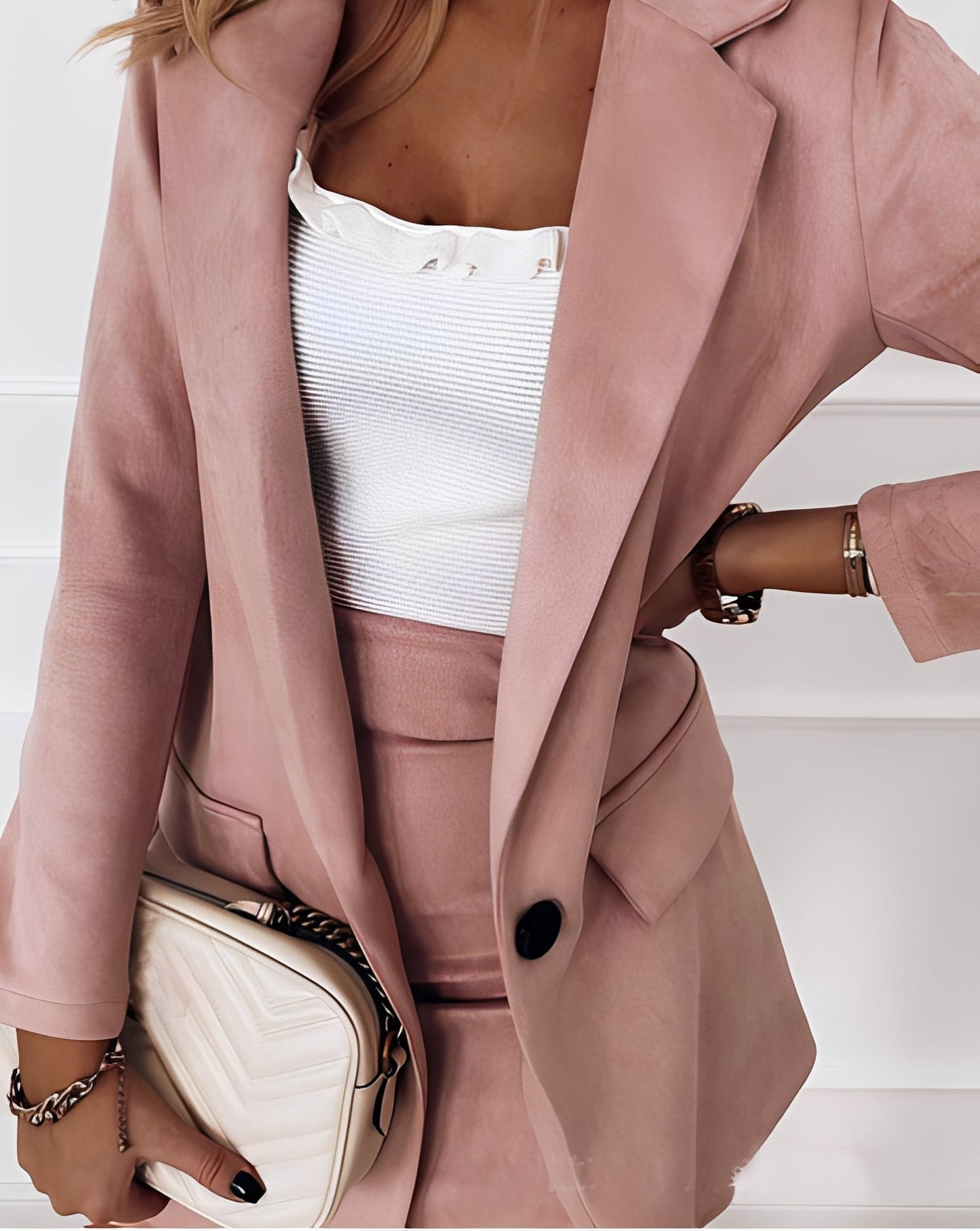 Katelyn - Blazer and Mini Skirt Ensemble