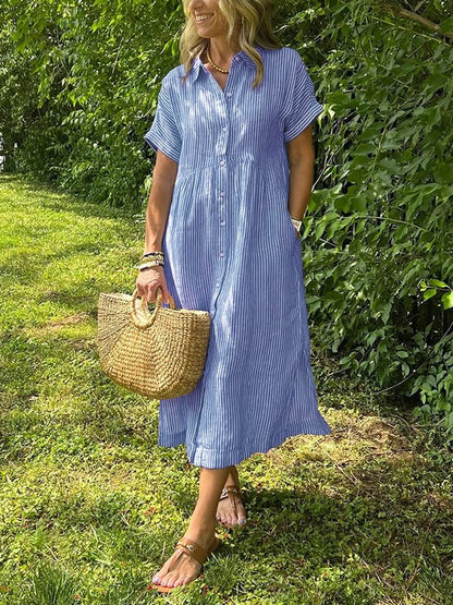 Corinne – Elegant Women's Shirt Dress