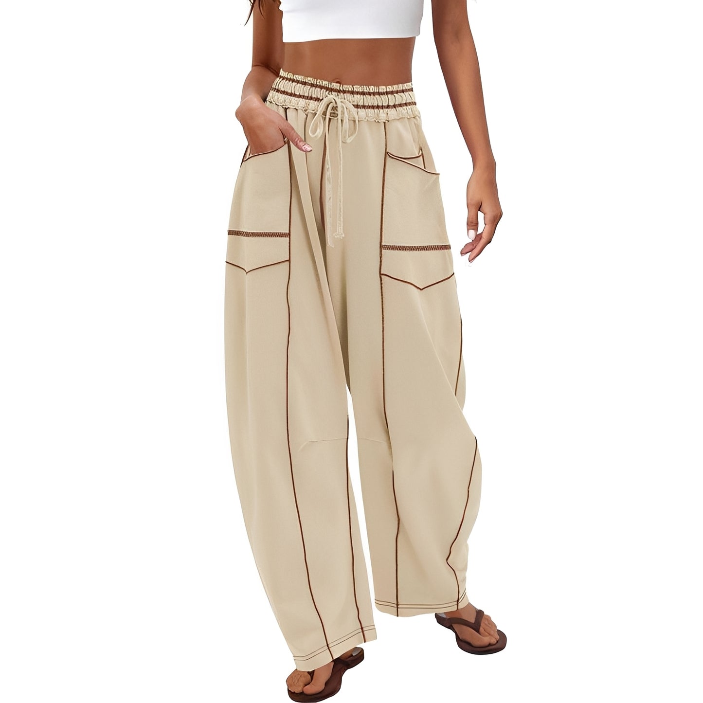 Marianne - Stylish Wide Leg Pants