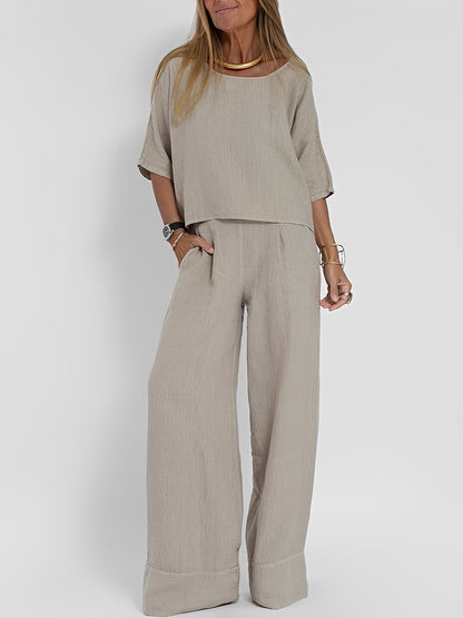 Leona - Casual and Loose Two-piece Outfit
