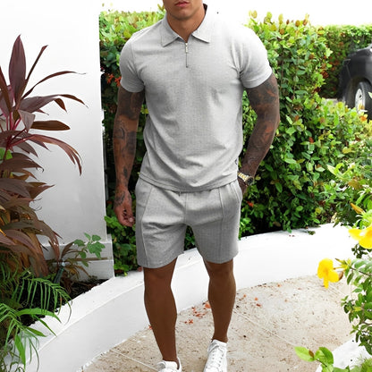 Richard - Casual Polo and Shorts Set for Men
