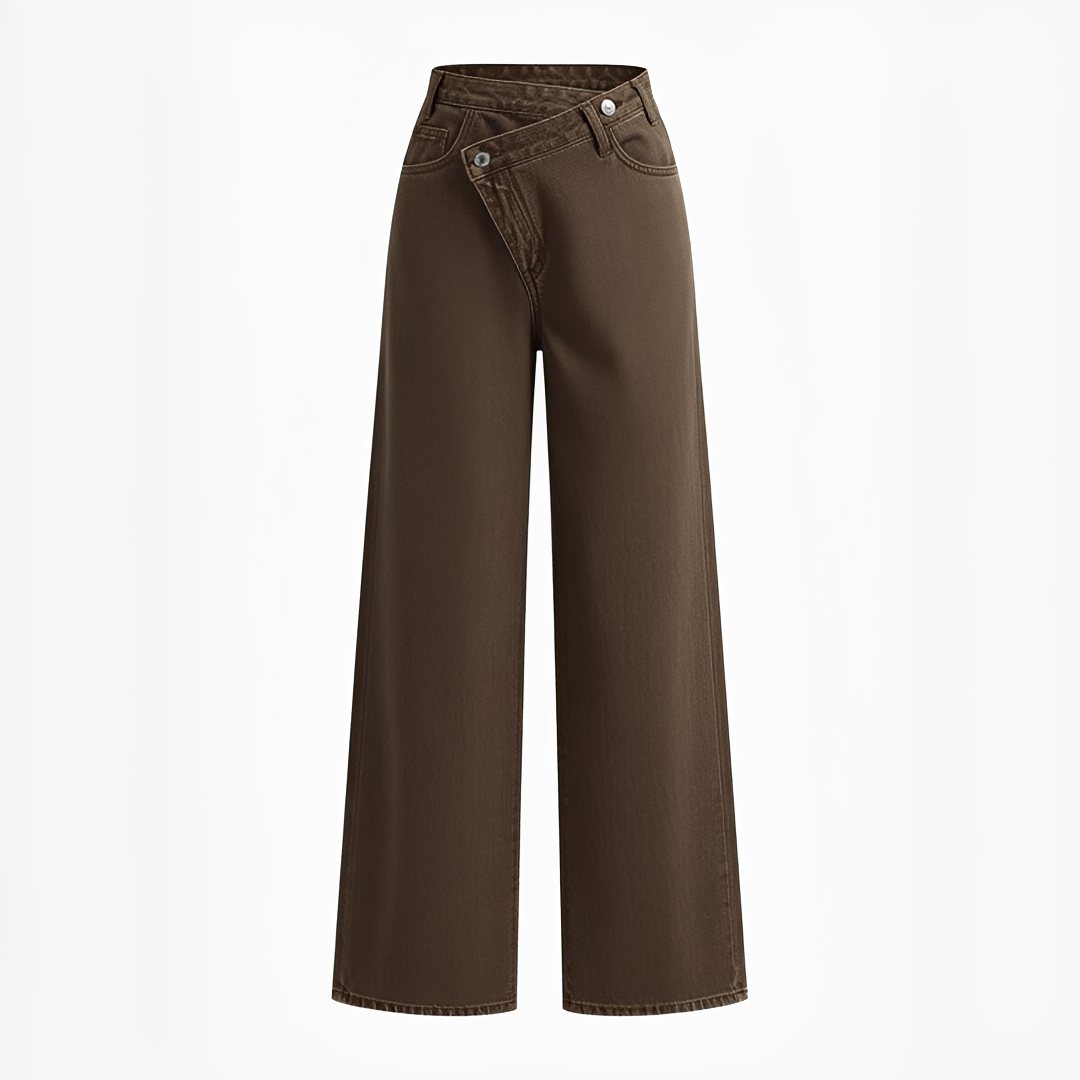 Jolina - Asymmetric waist pants