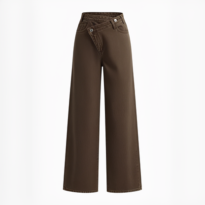 Jolina - Asymmetric waist pants