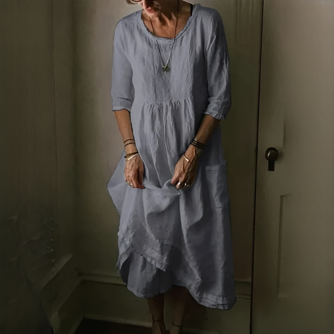 Aimee - Cozy Pleated Dress