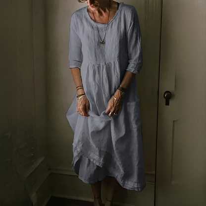 Aimee - Cozy Pleated Dress