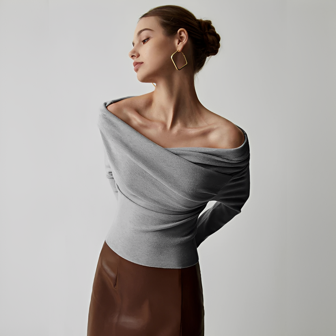 Venise - Fashionable off-shoulder top