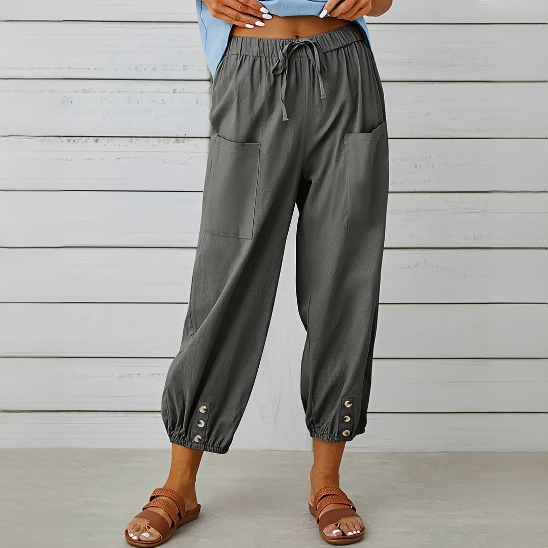 Scarlett - Comfortable Drawstring Trousers